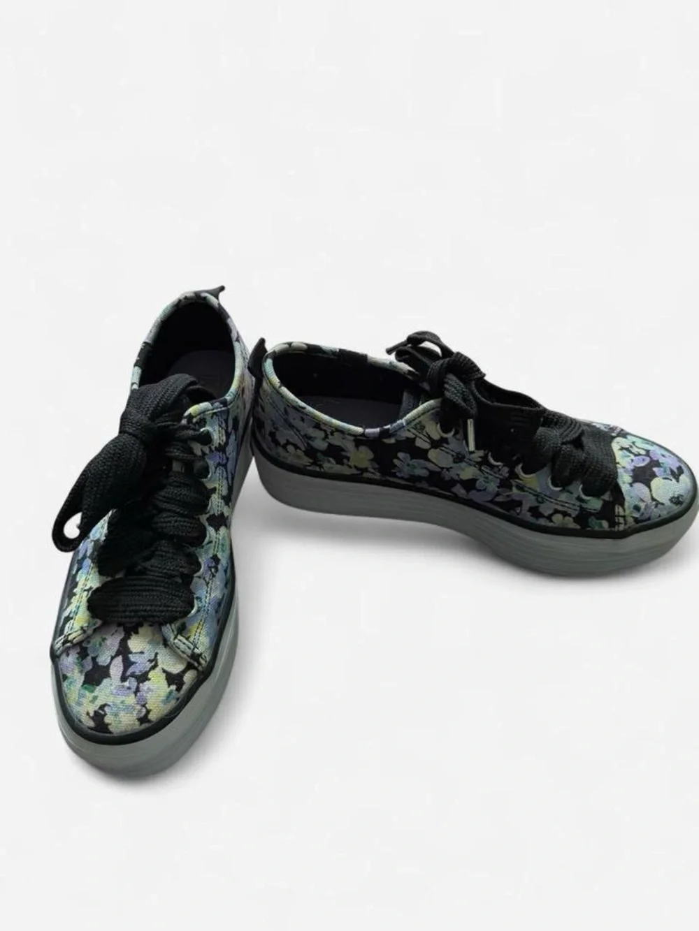 Keds | Blue Floral Print | Platform Sneakers | Size 6